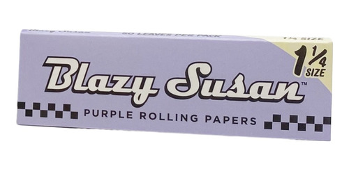 Cajita De Rolling Papers Cueros Blazy Suzan #9 1 1/4 Purple