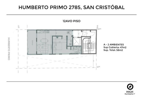 Imagen 8 de 18 de Departamento - Monoambiente Divisible Al Frente Con Balcón - San Cristóbal