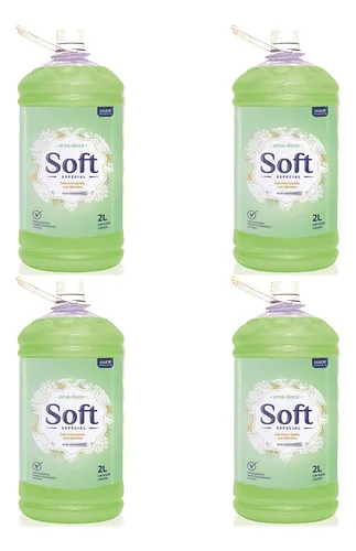comprar Kit 4 Sabonete Líquido Ação Hidratante Erva-doce 2l- Soft