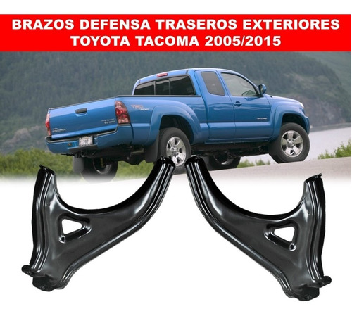 Brazos Defensa Traseros Exteriores  Toyota Tacoma 2005-2015