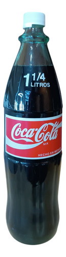 Envase De Vidrio Coca-cola 1lt 1/4 Coleccionable (Usado)