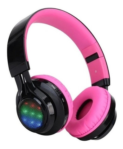 Auriculares Inalámbricos Bluetooth Led Rgb Fm Function 