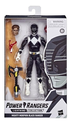 Imagen 2 de 3 de Black Ranger Mighty Morphin Power Rangers Lightning Collecti