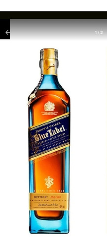 Whisky Johnnie Walker Blue Label 750 Ml Estampillado Caja