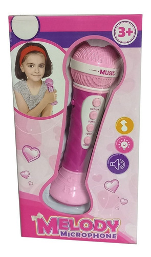 Electric Microphone Superlor Girls Rosa Ploppy 374171