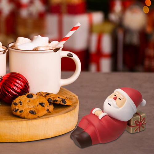 Mini Adornos Navideños De Papá Noel, Figuras En Miniatura