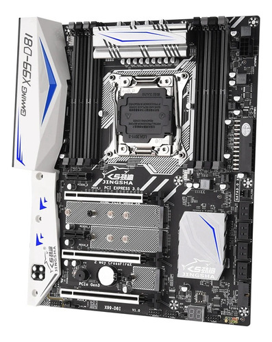 Kit: Placa Gaming X99 D81 + Xeon 2680 V4 + 64gb Ddr4 Cor Preto