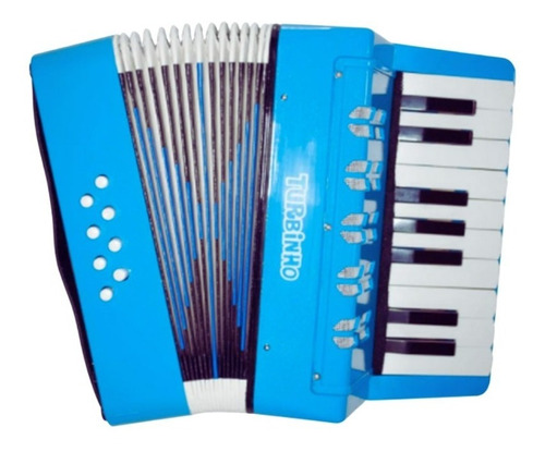 Acordeon Infantil Turbinho 8 Baixos Semiprofissional 