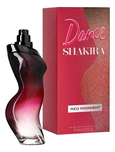 Perfume Shakira Dance Red Midnight Edt 80ml Original