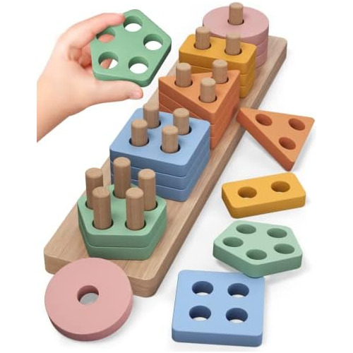 Juguetes Montessori Niños Y Niñas De 1 Y 2 Años, Jug...