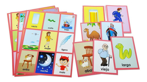 Lotería Arcoíris De Contrarios, Educatodo, M-0327