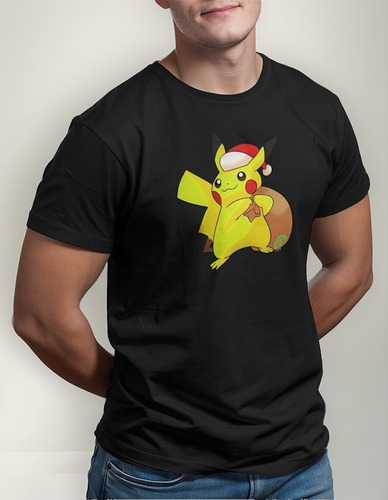 Playeras De Pokemon Pikachu Navidad