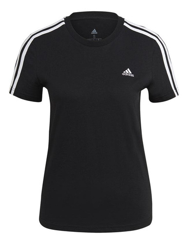 Remera adidas Dama Essentials Slim 3 Stripes