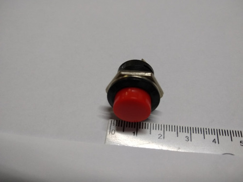 100 Peça - Chave Push Button Tipo Start - Bujão R13-507 Vm