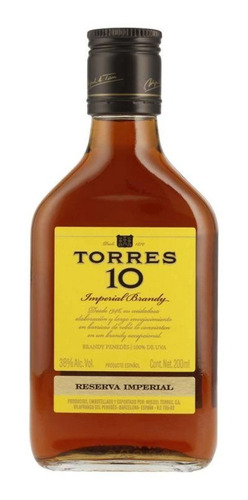 Brandy Mini  Torres 10 200ml