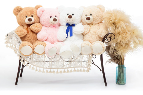 Stuffed Animal Toys Studio Big Teddy Bear 90 Cm Rosa Para Cr