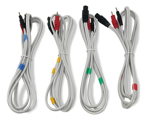 Compex - Cables De Repuesto Compatibles  4 Unidades 