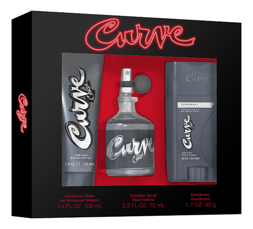 Curve Men's Cologne Gift Set Crush, - mL a $279846