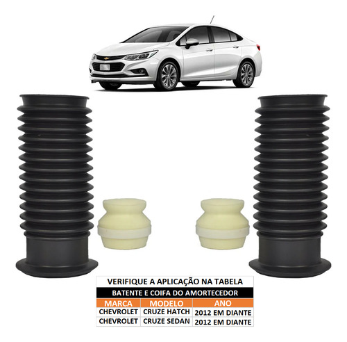 Kit Do Amortecedor Dianteiro Cruze Ltz 1.8 16v 2012 Até 2016