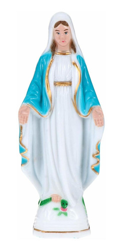 Estatua Virgen Maria Catolica Que Brilla Oscuridad Nuestra