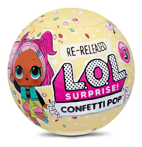 Lol Confetti Pop Serie 3-2 Muñeca Renlazada Original Mga