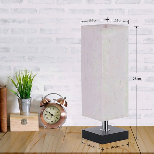 Lámpara De Mesa Cuadrada For Dormitorio Iluminación E26