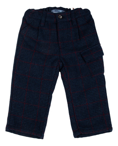 Pantalón Bebe Azul Pillin ( Pvb832-25azu )
