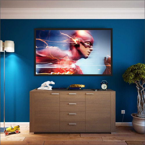 Quadro Decorativo The Flash Super Heróis Salas Quartos