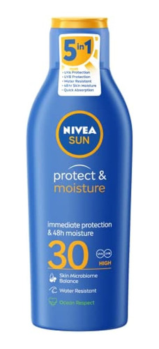 Nivea Sun Protect And Moisture Leche Solar Hidratante Spf 30