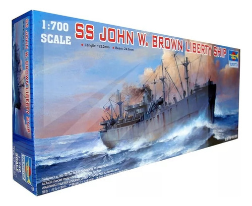 Maqueta Barco Carguero John W. Brown Liberty Ship 1/700