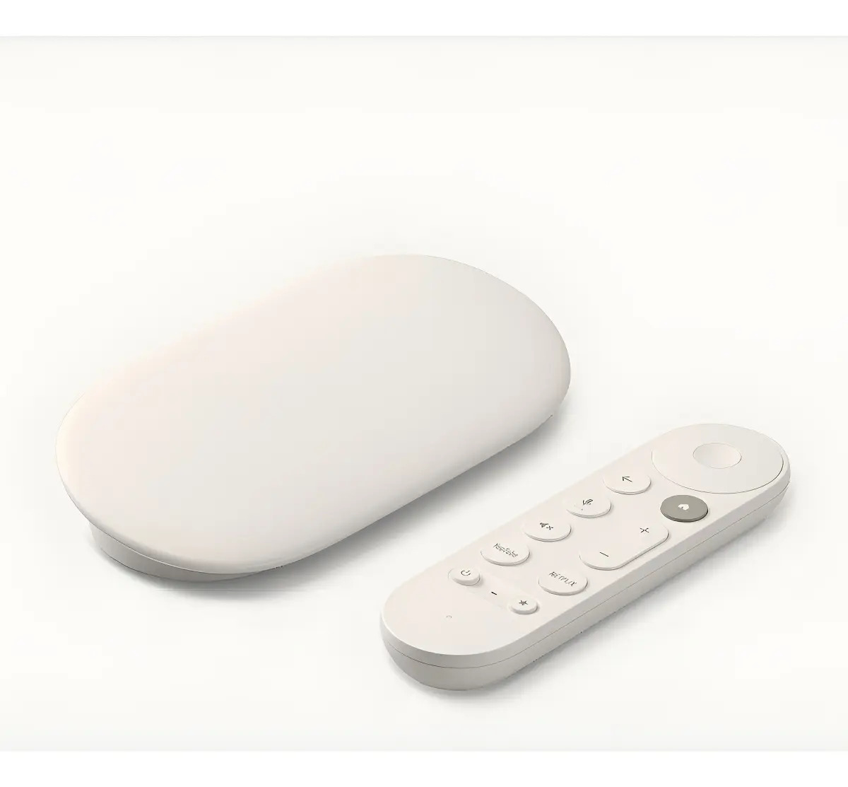 Google TV Streamer 4k Netflix Hdr Chromecast 2024 Androidtv Tipo de controle remoto de voz de cor branca