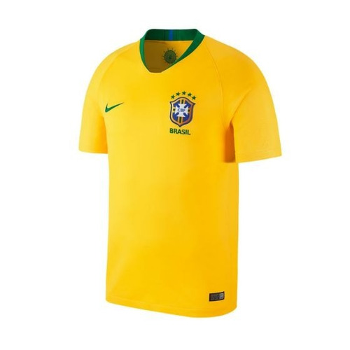  Camisa Deportiva Brasil Nike Color Oro Poliester Is314 A