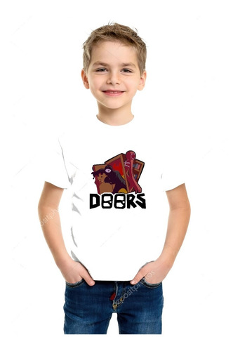 Playera Para Niño Doors Roblox Puerta Punch