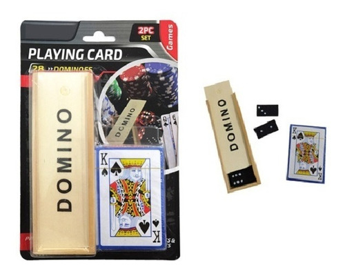 Kit  Juego Domino Y Cartas Ideal Para Cotillon Viajes