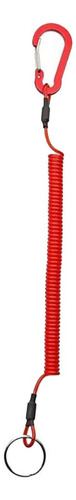 2 Llavero Retráctil Con Cordón De Seguridad Para Rojo
