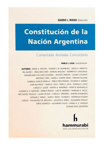 Constitucion Argentina Comentada - Risso