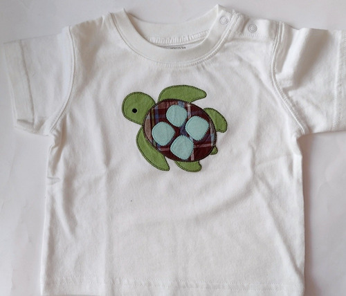  Camiseta Bebé 3 - 6 Meses Niño Gymboree Original Tortuga 