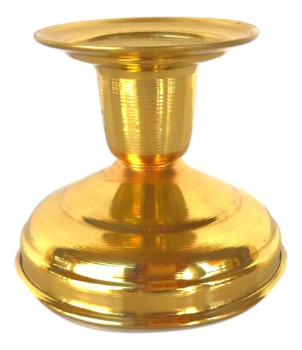 Castiçal Dourado 6cm (mini)