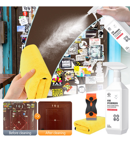 Líquido Limpiador De Pegamento Para Vidrio W Power Remover A