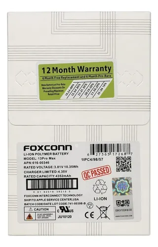 Bateria Foxconn para iPhone 13 Pro Max de Longa Duração | MercadoLivre