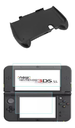 Grip Para Nintendo New 3ds Xl + Templado Superior E Inferior