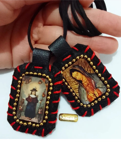 Escapulario Santo Niño De Atocha Y La Virgen De Guadalupe 