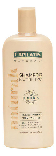  Capilatis Shampoo Natural Nutritivo 420ml