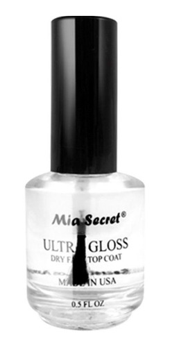 Mia Secret Utra Gloss Top Coat Brillo Transparente Esmalte