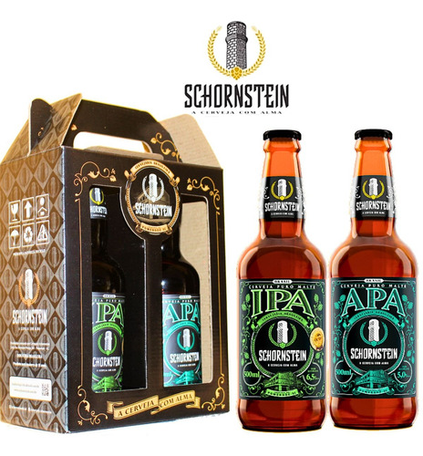 Kit Cerveja Schornstein Ipa E Apa 500 Ml