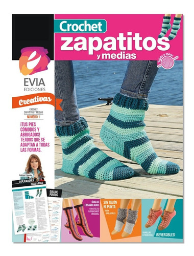 Revista Tejido Crochet Zapatitos Y Medias / Número 1 