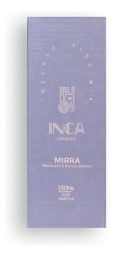 Incenso Inca 9 Varetas Especial Diversos Aromas 100% Natural Fragrância Mirra