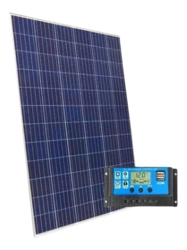 Kit Solar 2 Paneles 160w + Regulador De Carga 20a