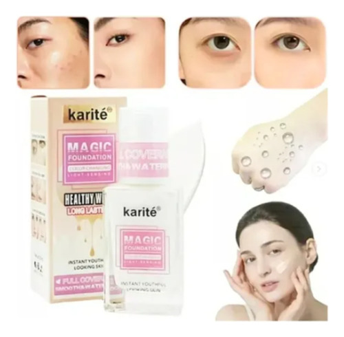 Base Maquillaje Magica Cambia Según Tu Tono Original Karite Mágico