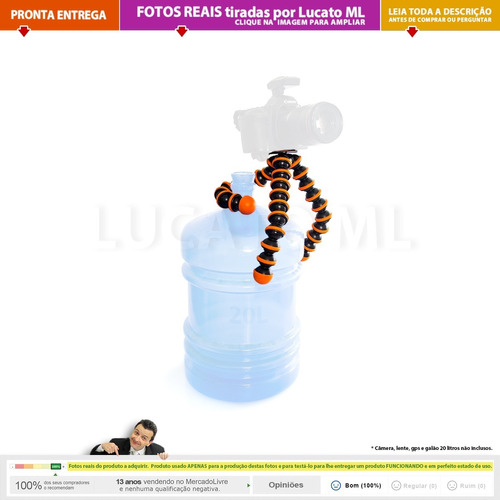 Tripé Xl Até 5kg Octopus Flexível P/ Dslr Gorillapod | 1a